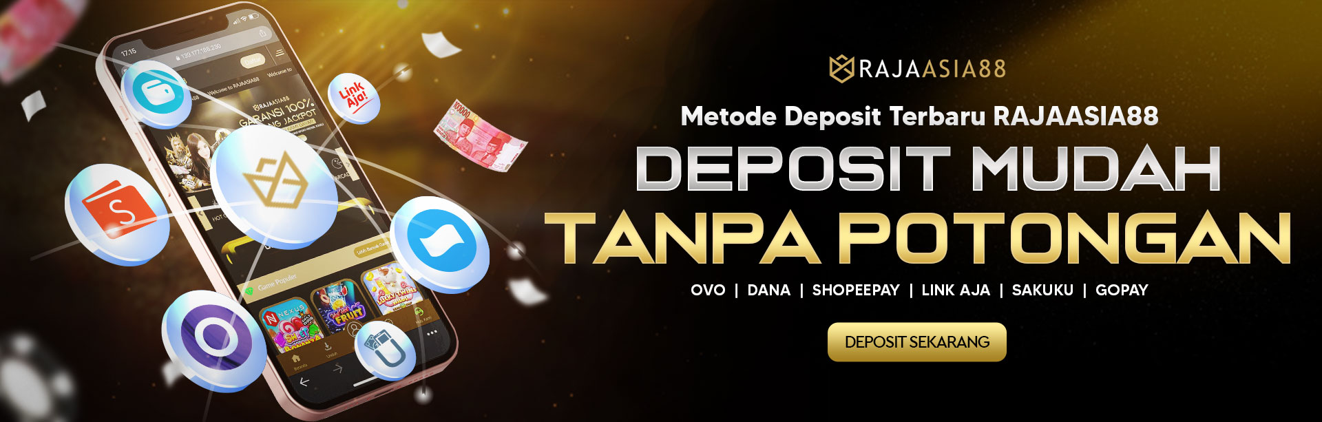 DEPOSIT E-MONEY TANPA POTONGAN